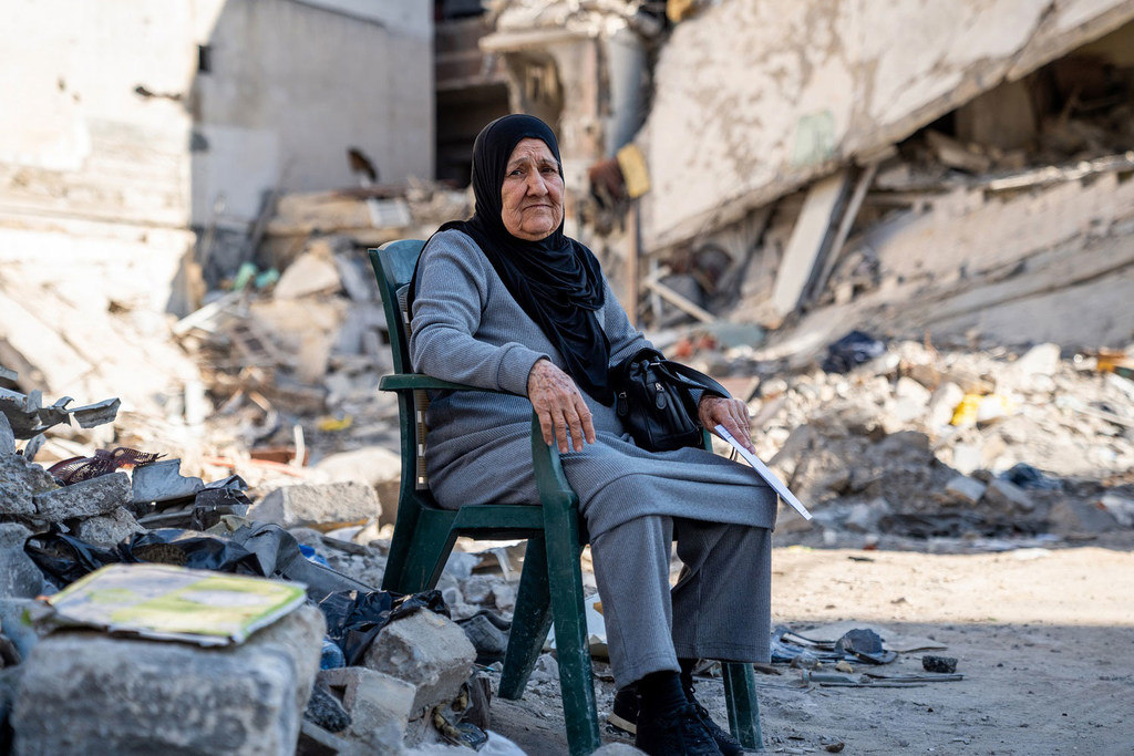 Nadia, née en 1947 à Tyr,au Liban, a vécu les guerres qui ont affecté le pays.